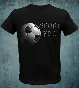 1635-01 Футболка мужская "Sport №1" 